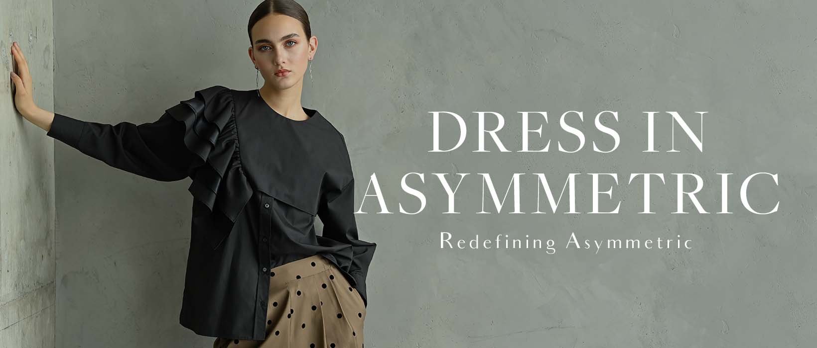 Asymmetric design blouse