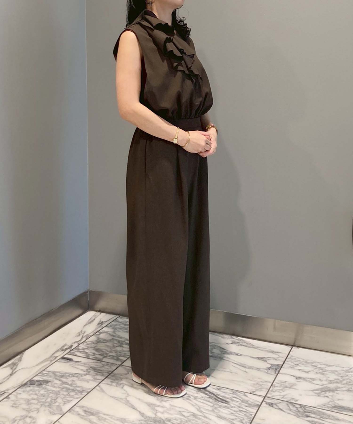 アシメラッフルオールインワン onepiece RAW FUDGE